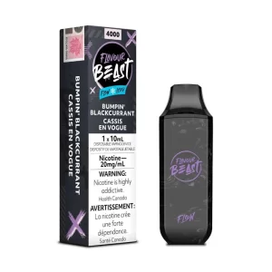 Bumpin' Blackcurrant Iced - Flavour Beast Flow 4000p Rechargeable Disposable Vape