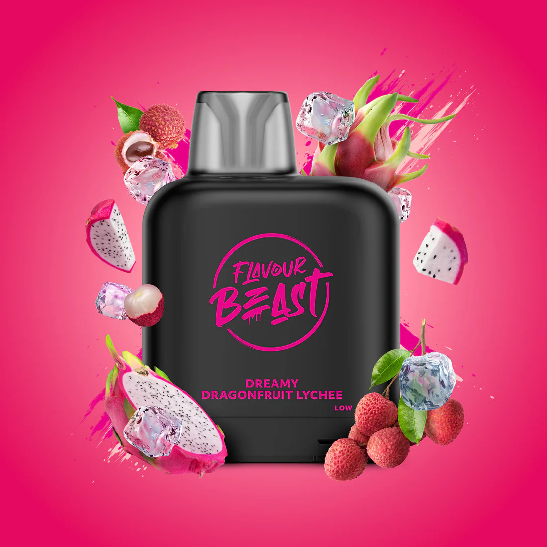 Level X Flavour Beast Pod - Dreamy Dragonfruit Lychee Iced