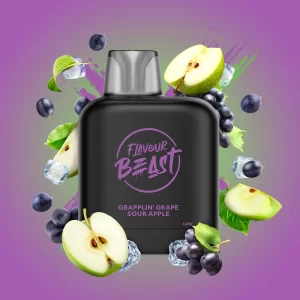 Level X Flavour Beast Pod - Grapplin Grape Sour Apple Iced