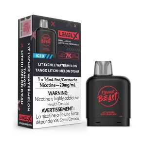 Level X Pod - Flavour Beast: Lit Lychee Watermelon (14mL)