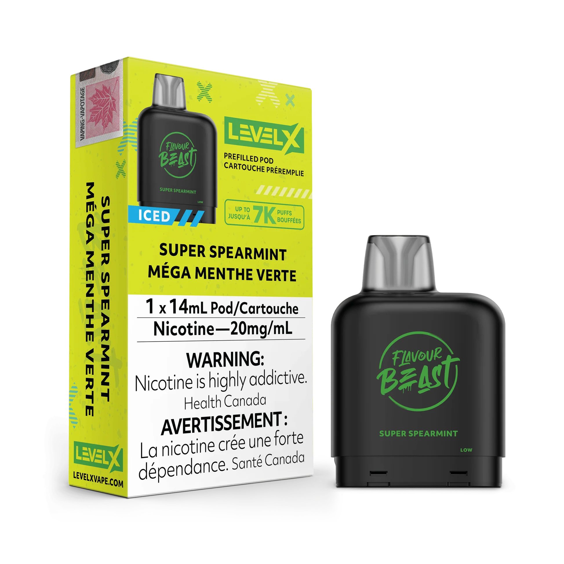 Level X Pod - Flavour Beast: Super Spearmint (14mL)