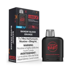 Level X Boost Pod - Flavour Beast: Bangin' Blood Orange Iced (14mL)