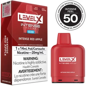 Level X Pod - Intense Series: Intense Red Apple Iced (14mL)