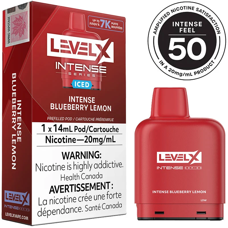 Level X Pod - Intense Series: Intense Blueberry Lemon Iced (14mL)