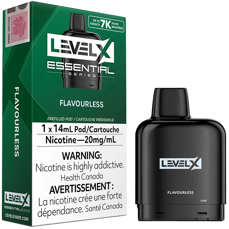 Level X Pod - Essential Series: Flavourless (14mL)