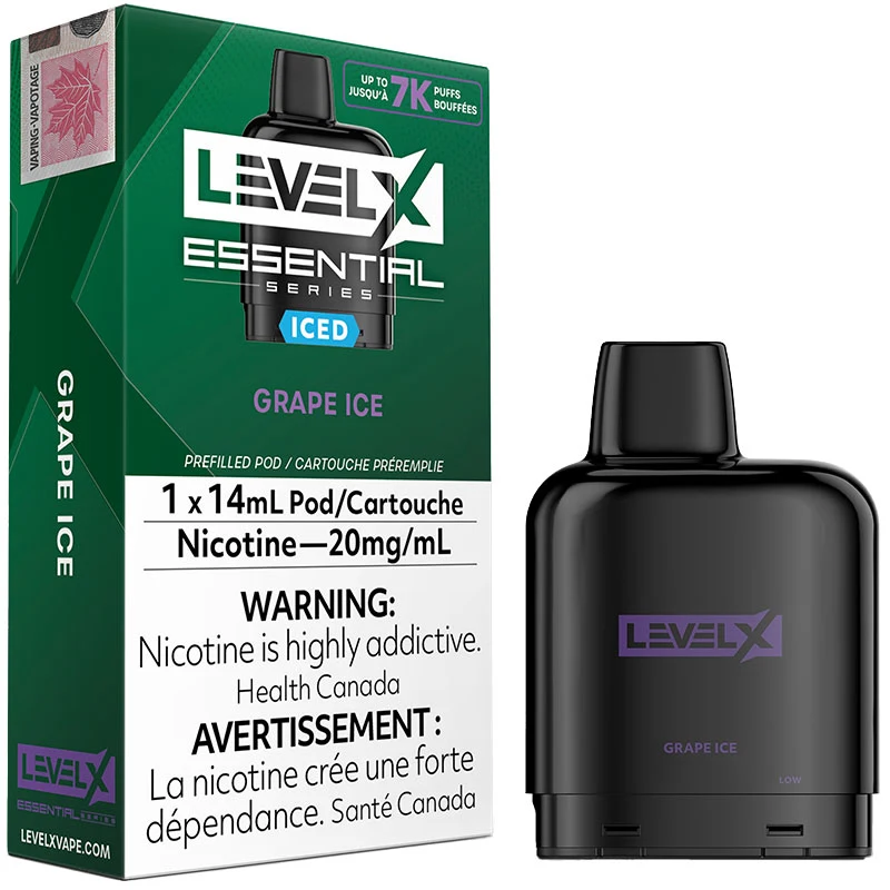 Level X Pod - Essential Series: Grape Ice (14mL)