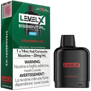 Level X Pod - Essential Series: Strawberry Ice (14mL)