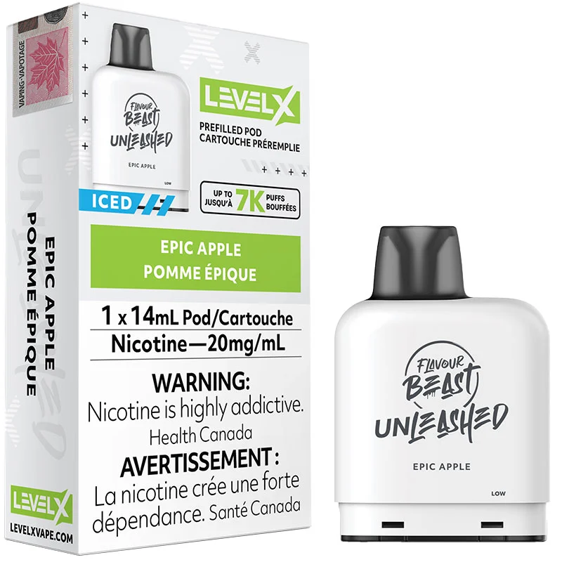 Level X Pod - Flavour Beast Unleashed: Epic Apple (14mL)