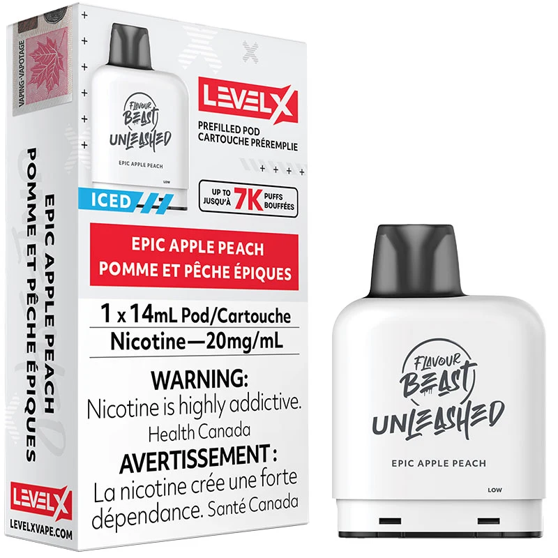 Level X Pod - Flavour Beast Unleashed: Epic Apple Peach (14mL)