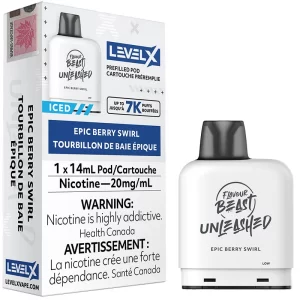 Level X Pod - Flavour Beast Unleashed: Epic Berry Swirl (14mL)