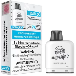 Level X Pod - Flavour Beast Unleashed: Epic Peppermint (14mL)