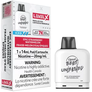 Level X Pod - Flavour Beast Unleashed: Epic Strawberry Watermelon (14mL)